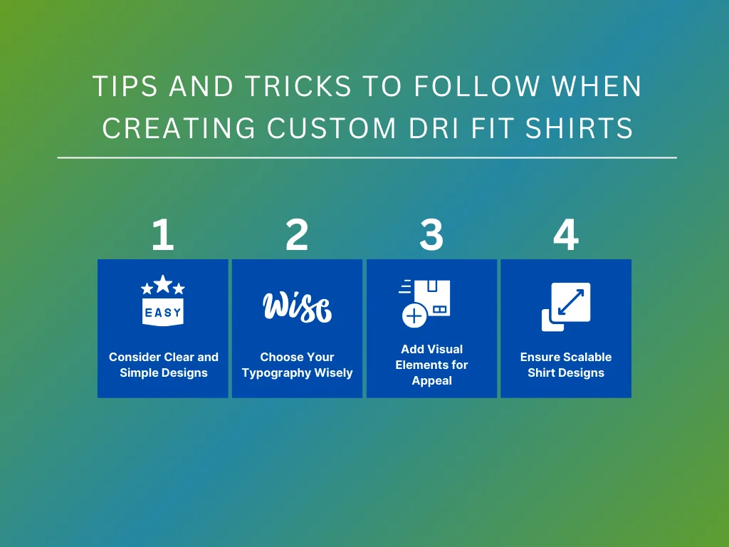 tips and tricks for creating dri fit shirts