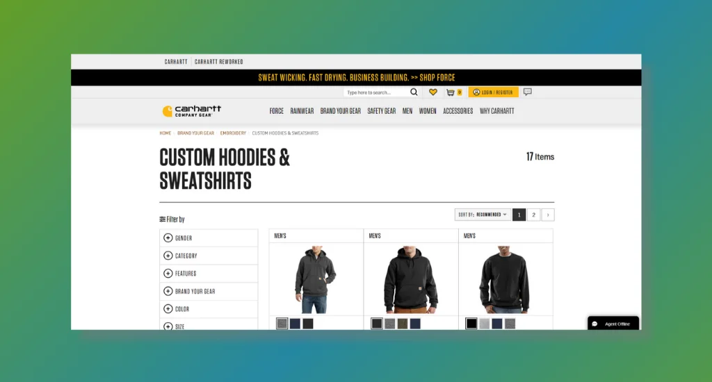 carhartt homepage