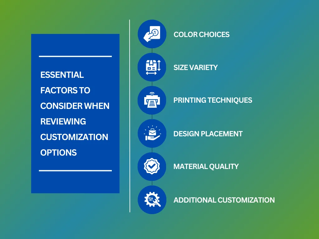 essential factors when reviewing customizations