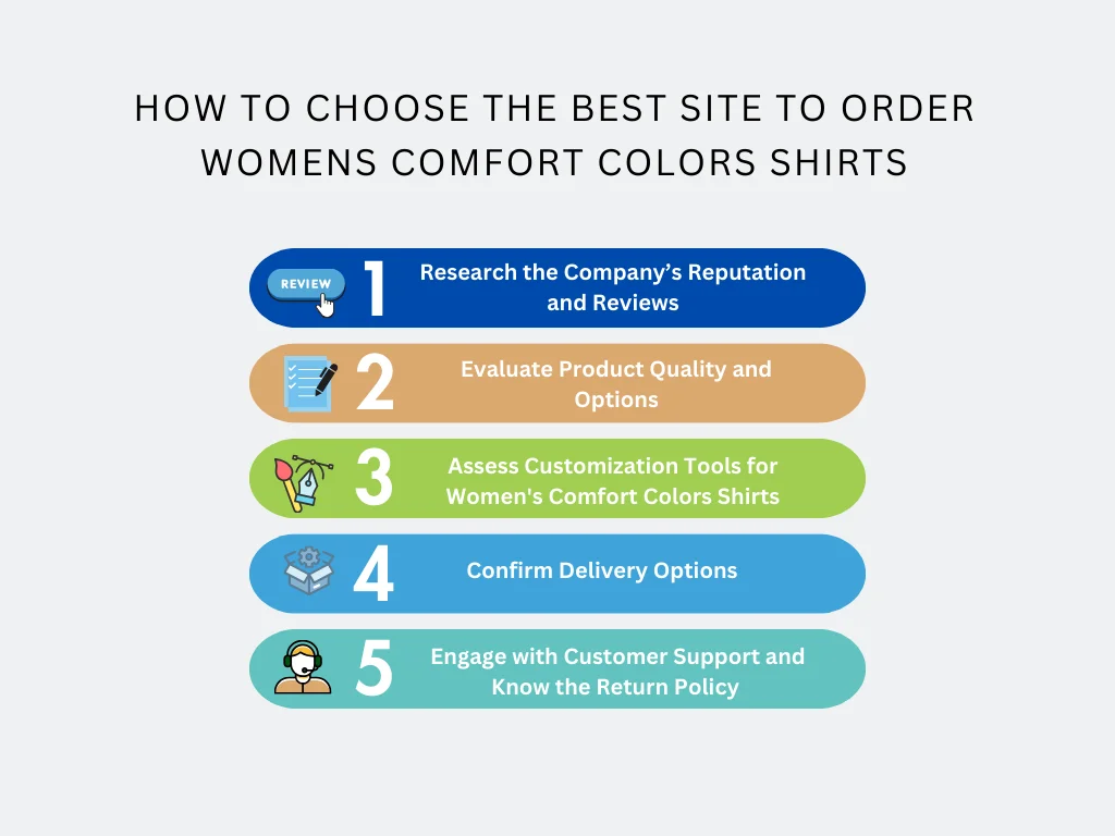 how to choose best site for womens comfort colors