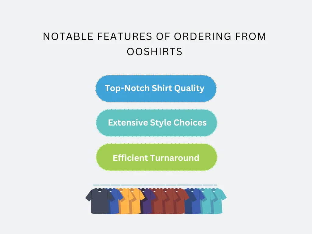 notable features of ooshirts ordering