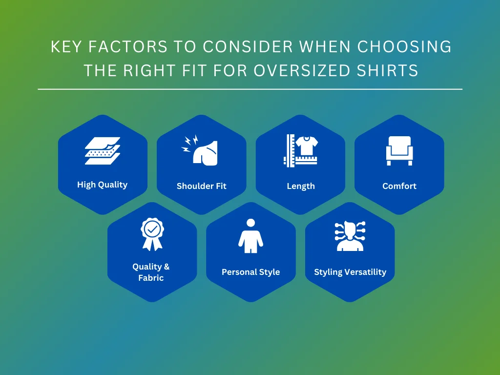 how to choose the right fit for oversized t shirt