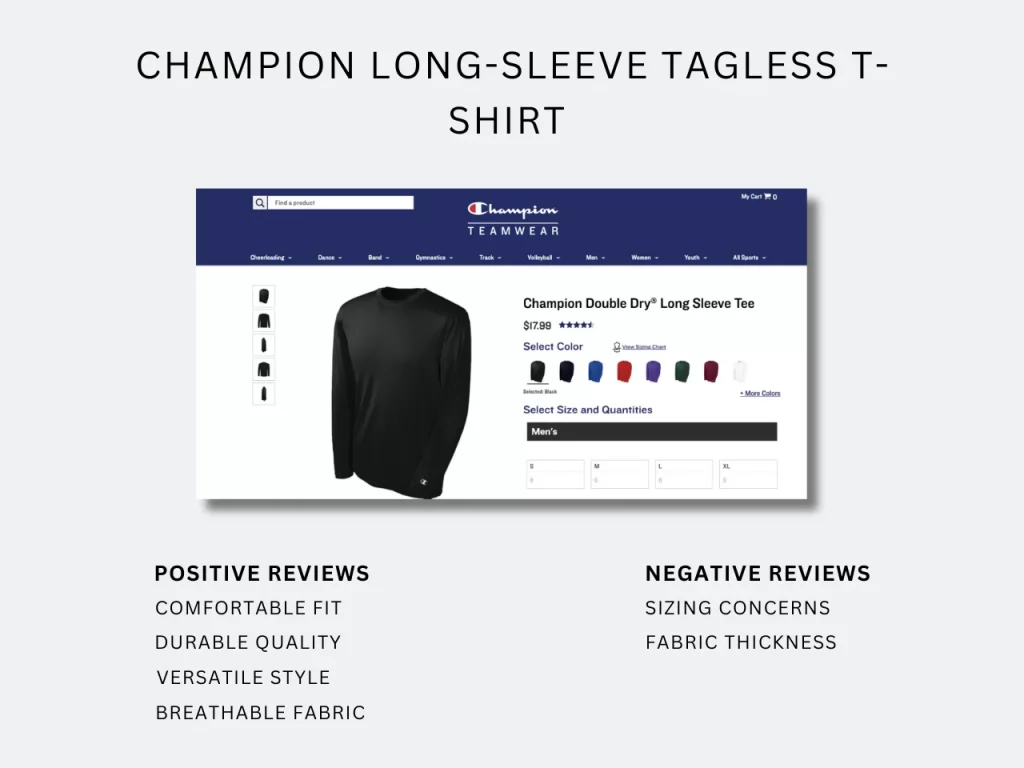 champion long sleeve