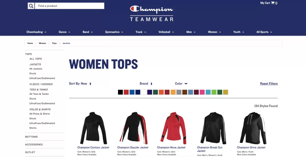 champion homepage