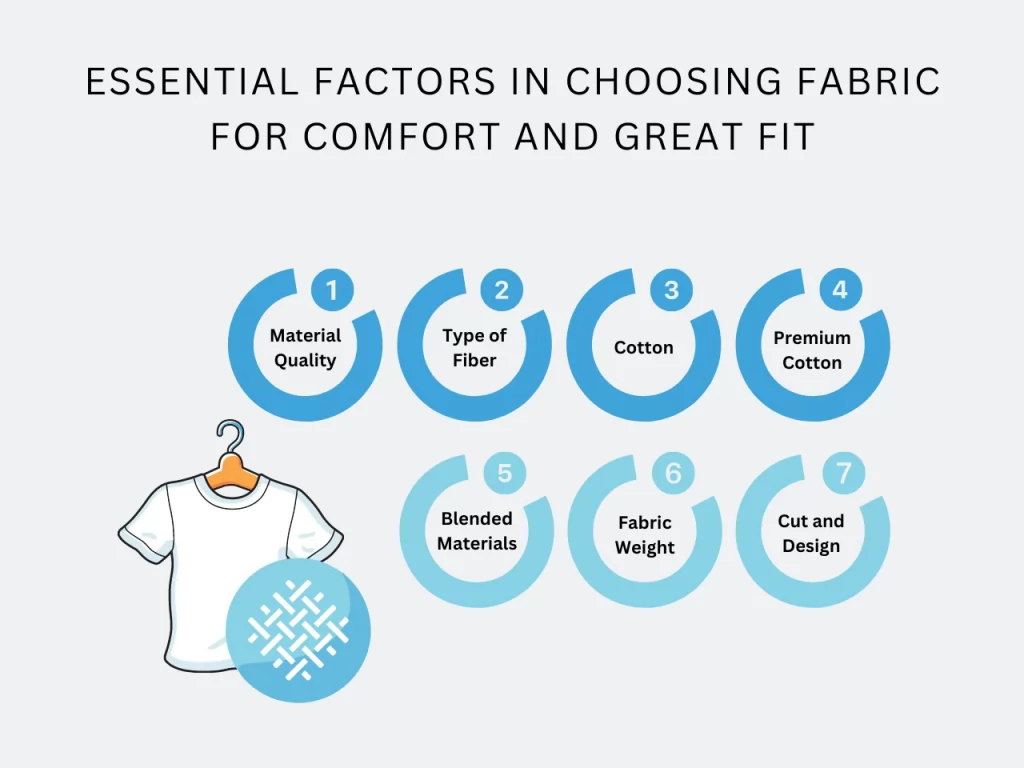 choose fabric for comfort and fit