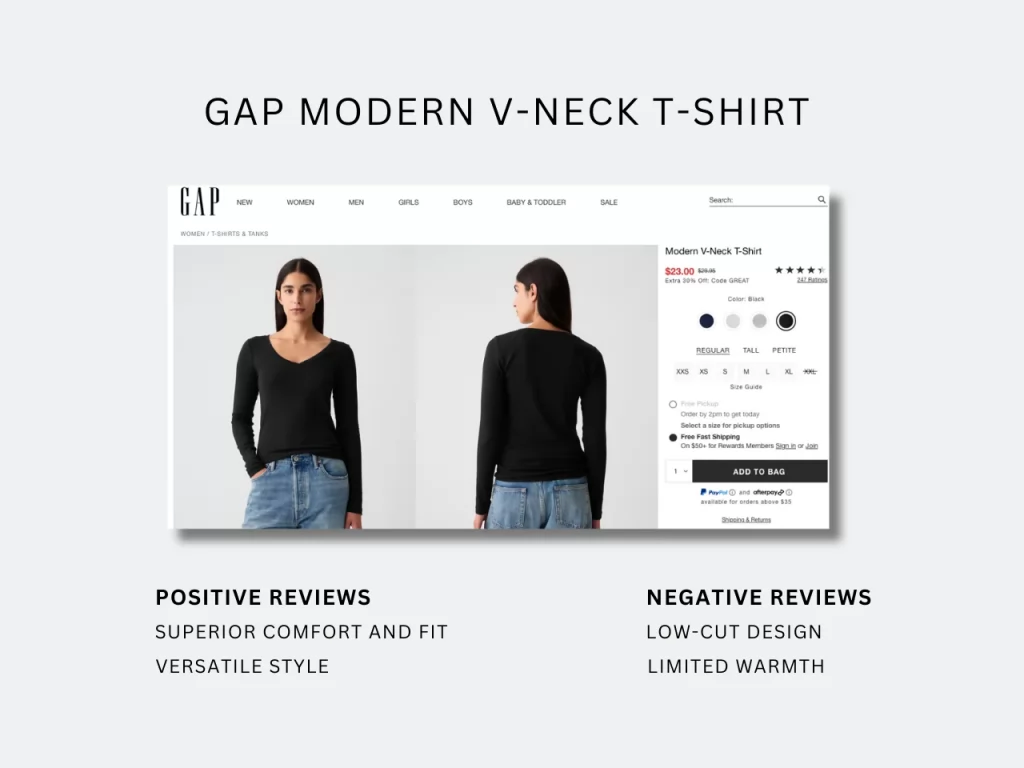 gap women long sleeve