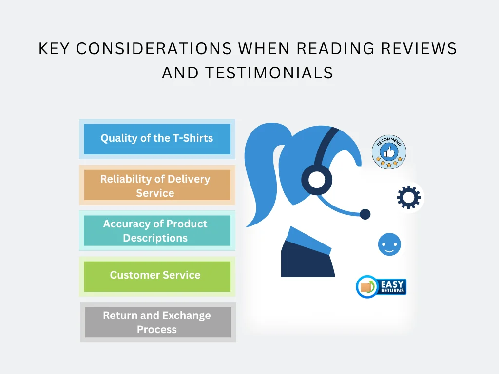 key considerations reviewing testimonials