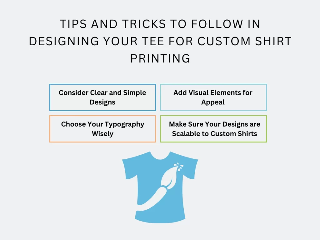 tips and tricks to follow in designing tee