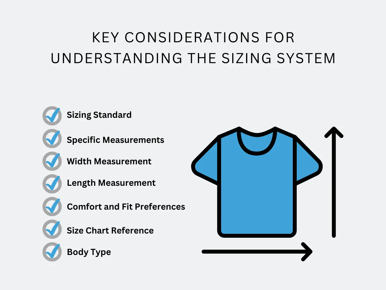 key considerations for understanding the sizing system homepage