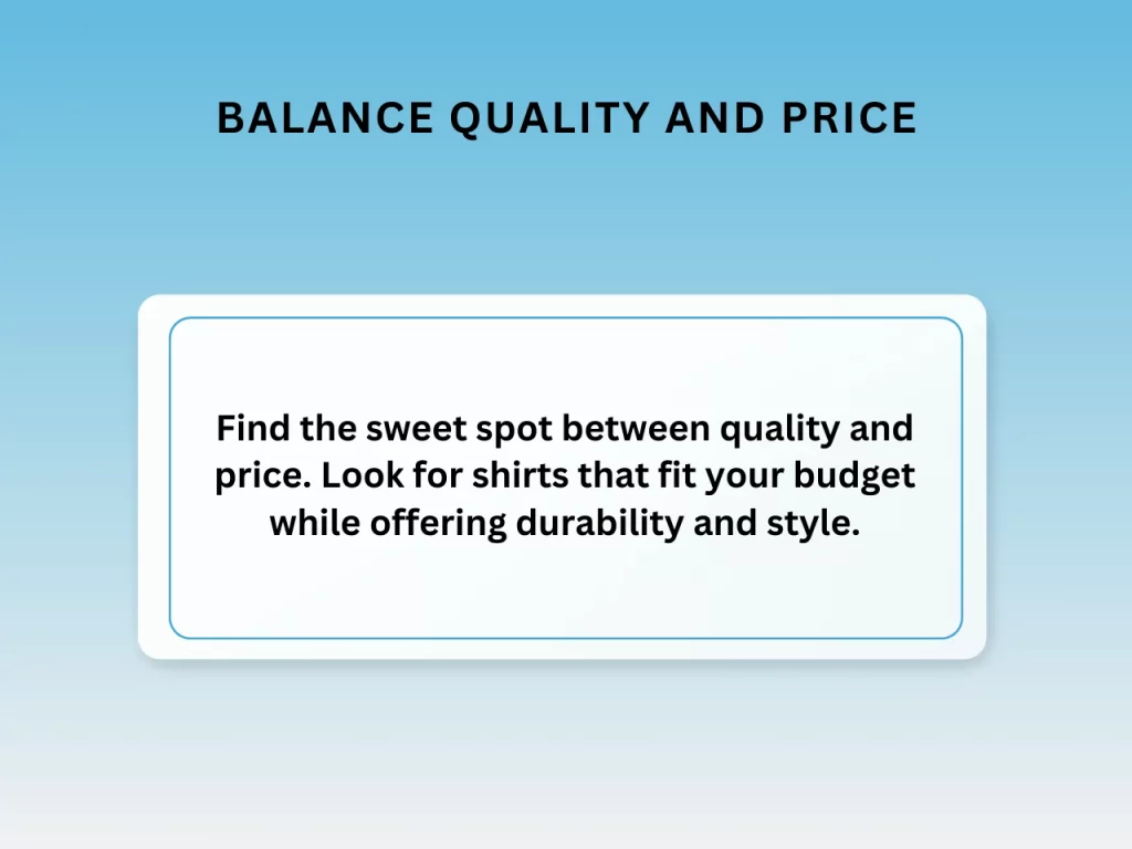 balance quality and price homepage