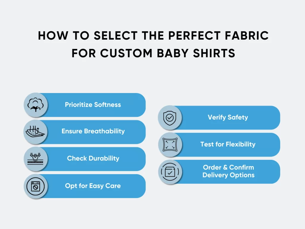 how to select the perfect fabric for custom baby shirts homepage