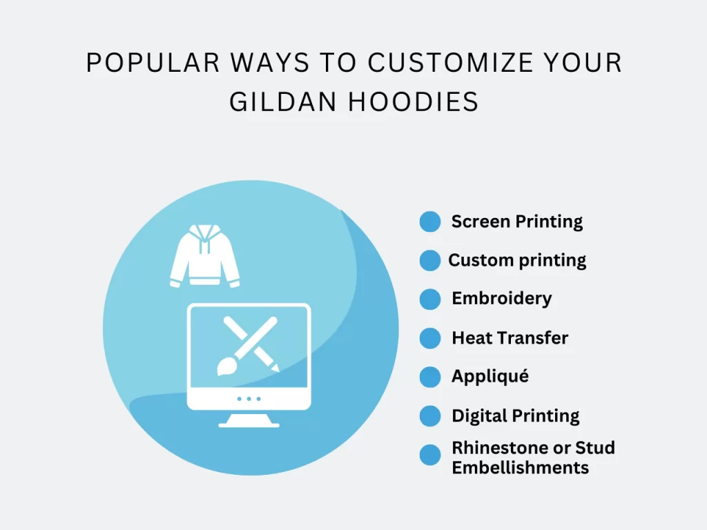 popular ways to customize yo9ur gildan hoodies homepage