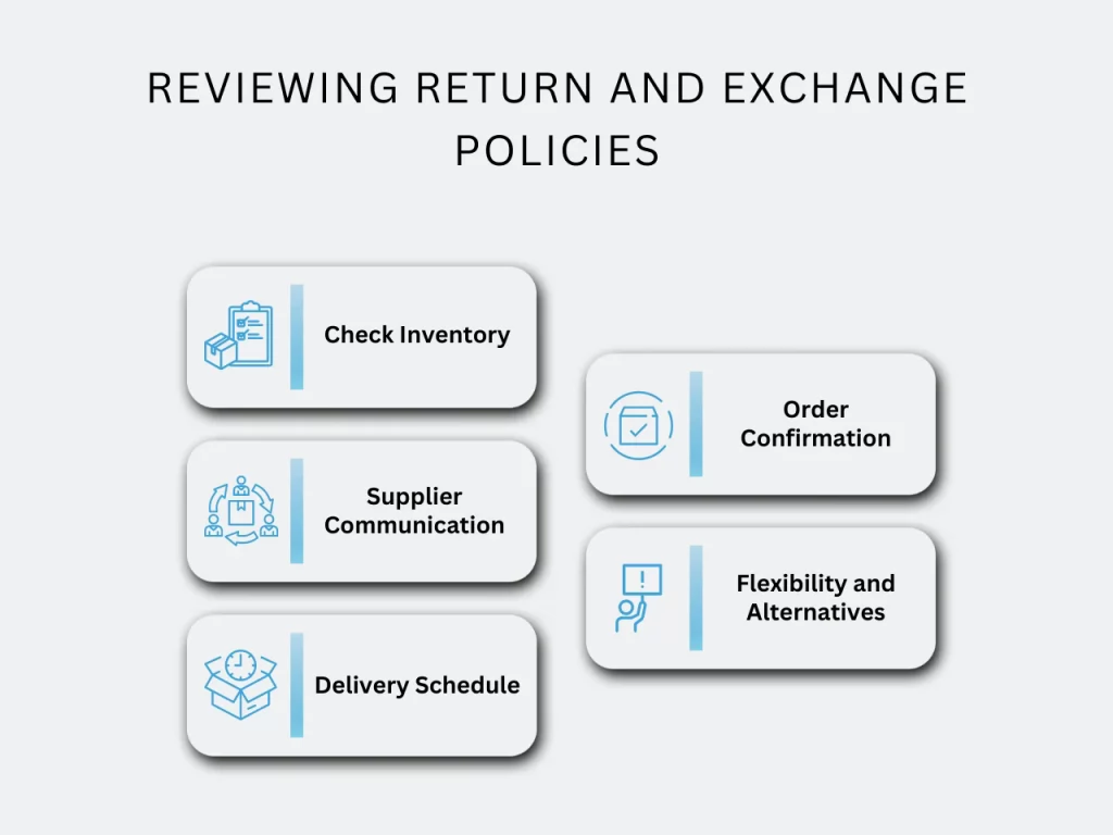 reviewing return and exchange policies homepage