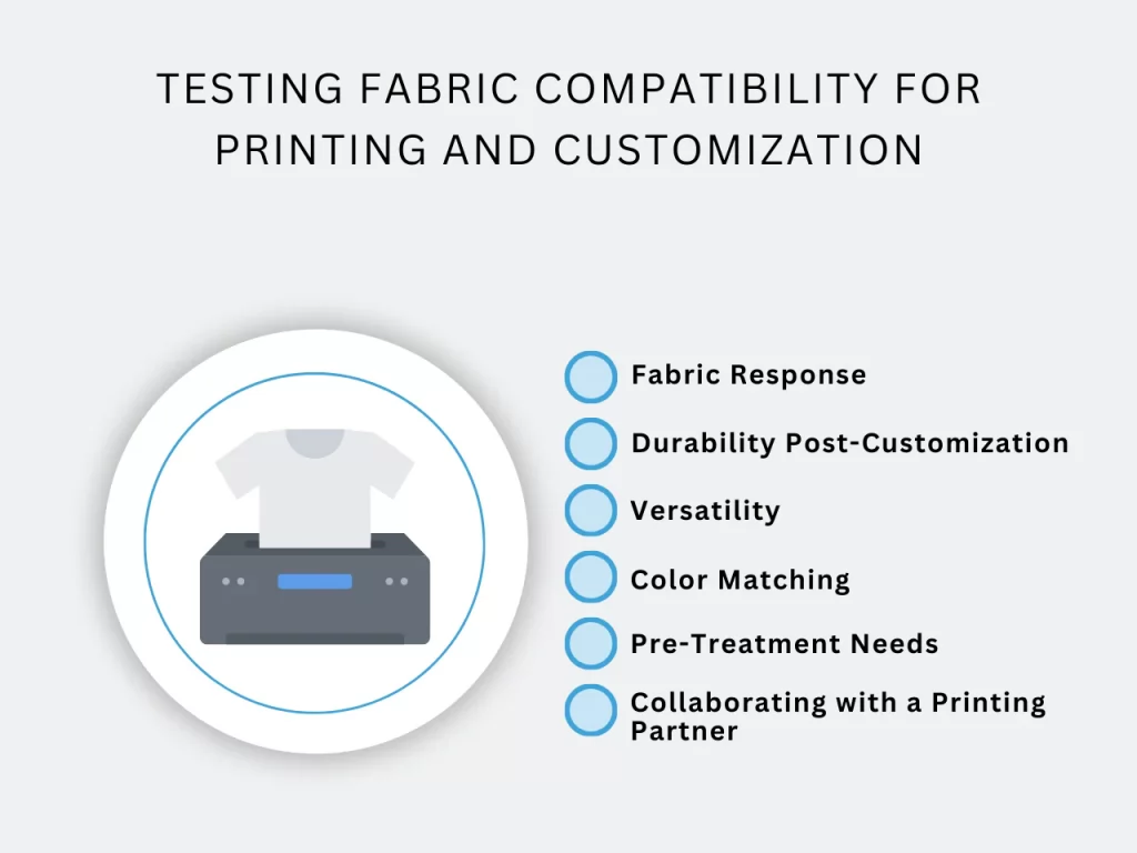 testing fabric compatibility for printing and customization homepage