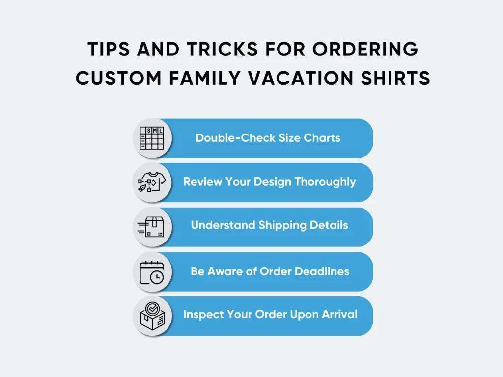 tips and tricks for ordering custom family vacation shirts homepage