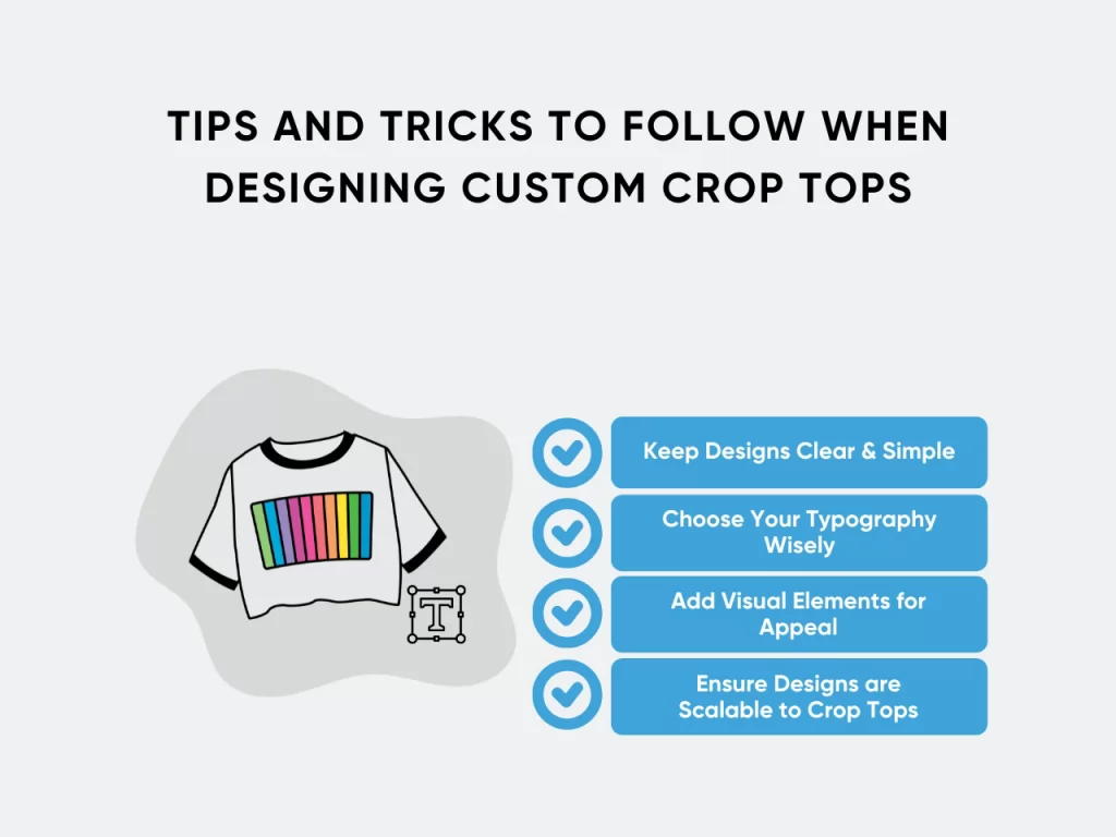 tips and tricks to follow when designning custom crop tops homepage