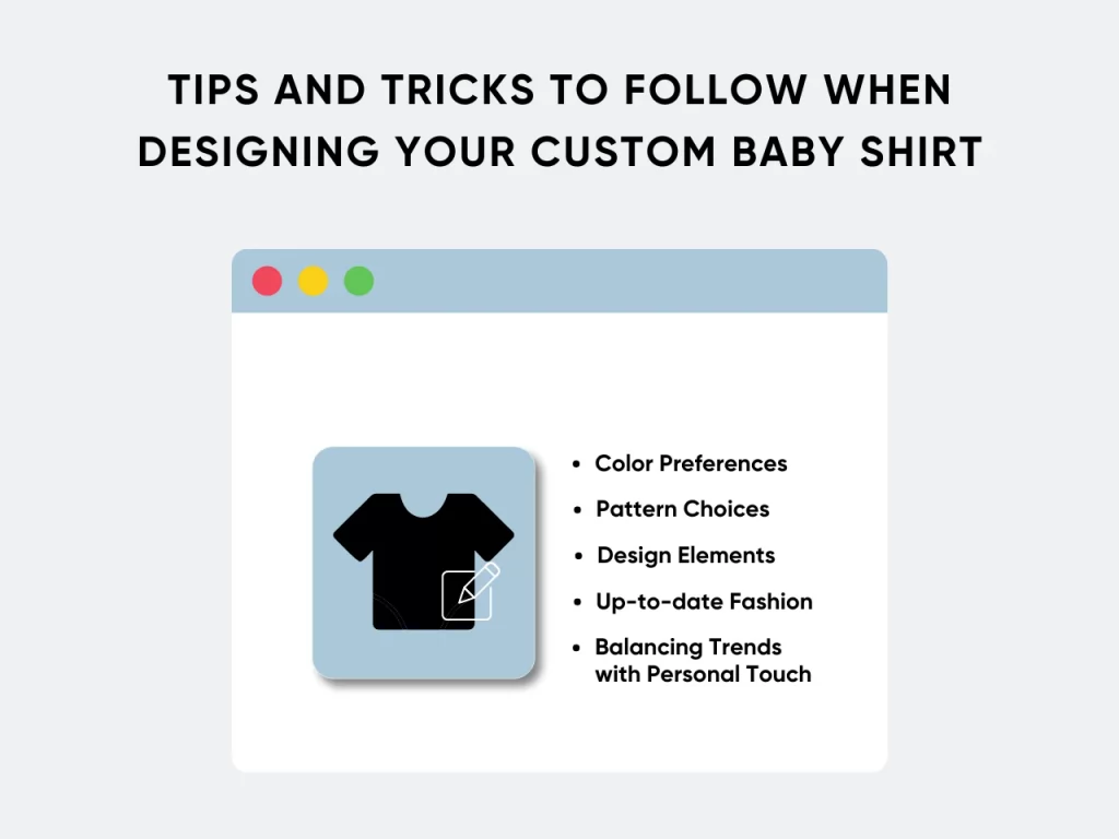 tips and tricks to follow when designing your custom baby shirt homepage