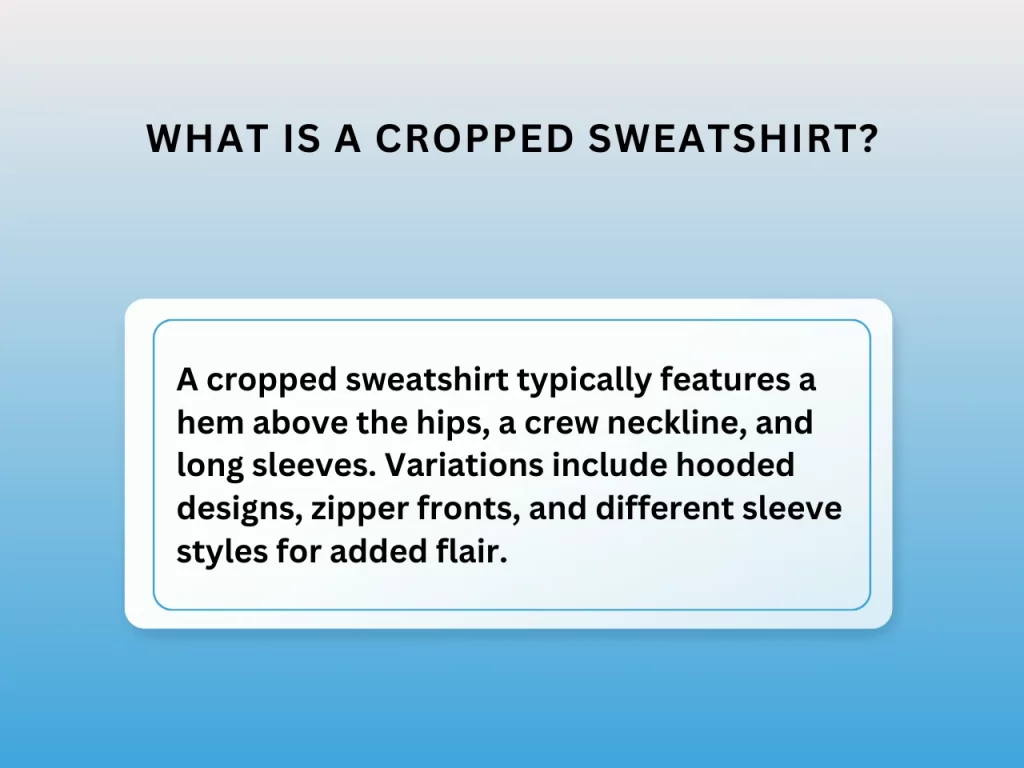 what is cropped sweatshirt homepage