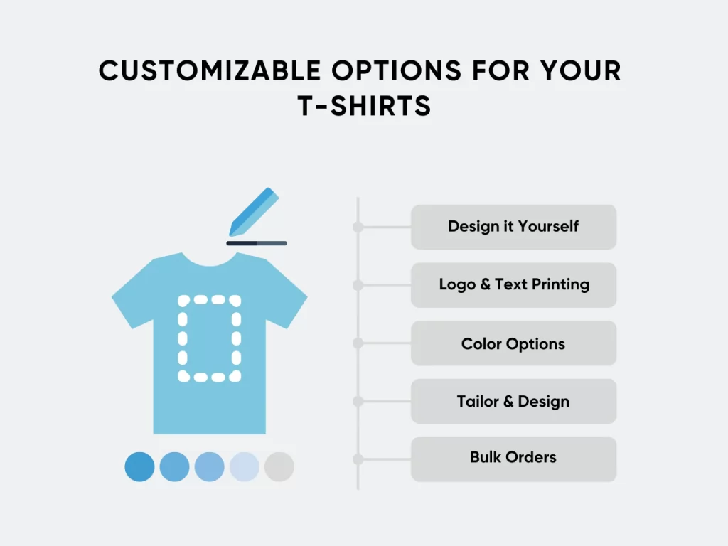 Customizable Options for Your  T-Shirts homepage