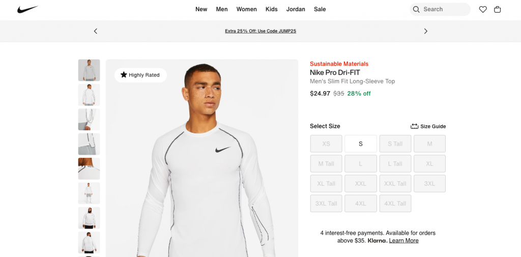 Nike Pro Dri-FIT Men's Slim Fit Long-Sleeve_product homepage