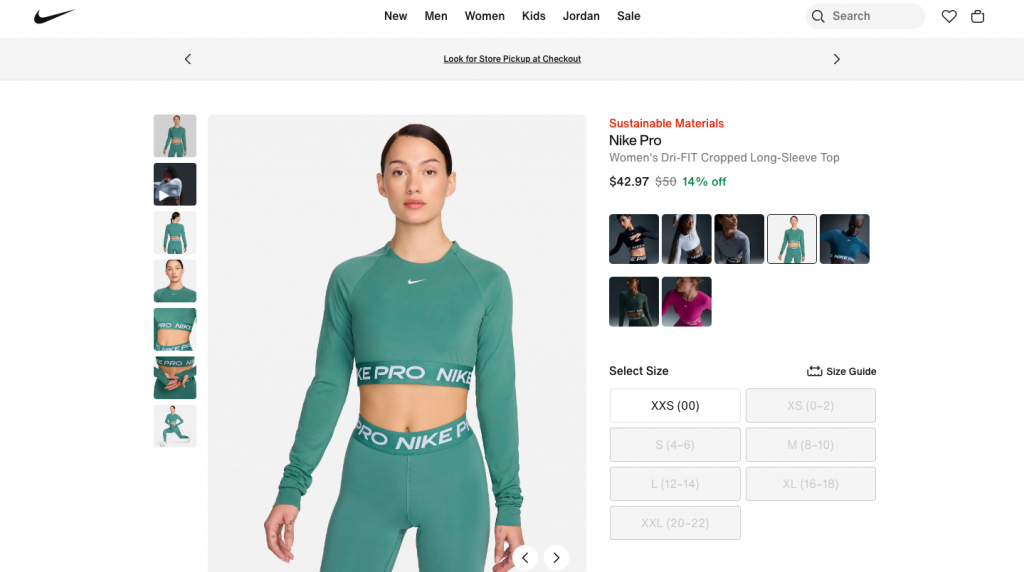 Nike Pro Women's Dri-FIT Cropped_product homepage