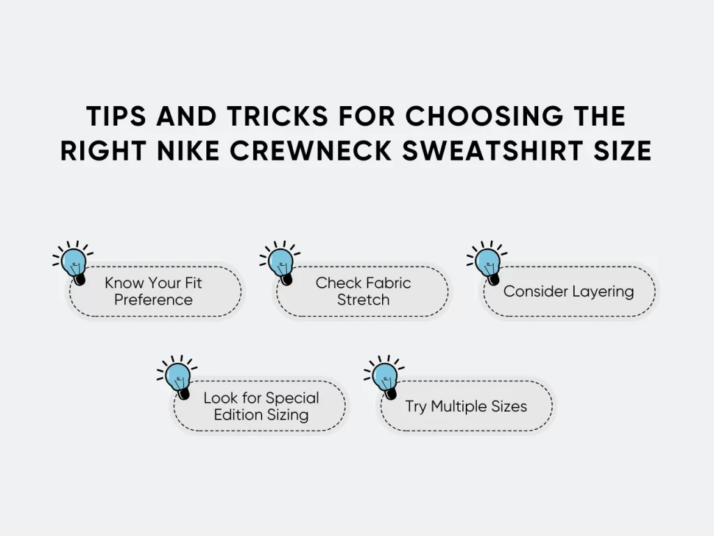 Tips and Tricks for Choosing the Right Nike Crewneck Sweatshirt Size homepage